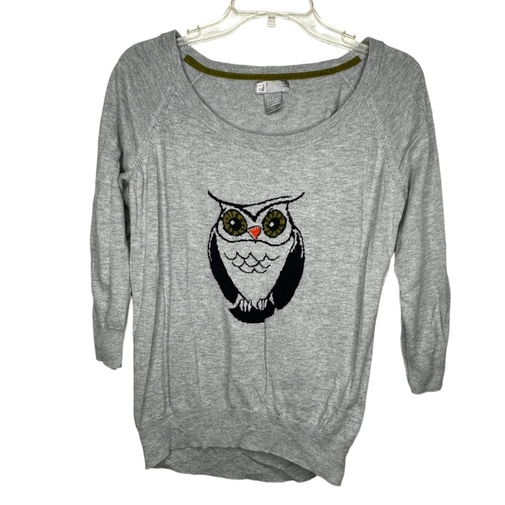 JC Penney Cashmere Blend‎ Owl Sweater